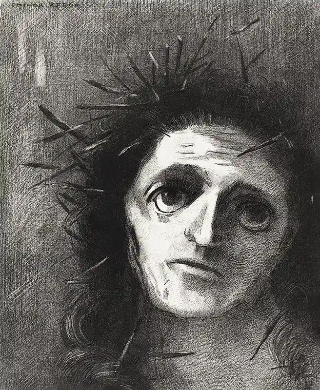 Christ by the Flower